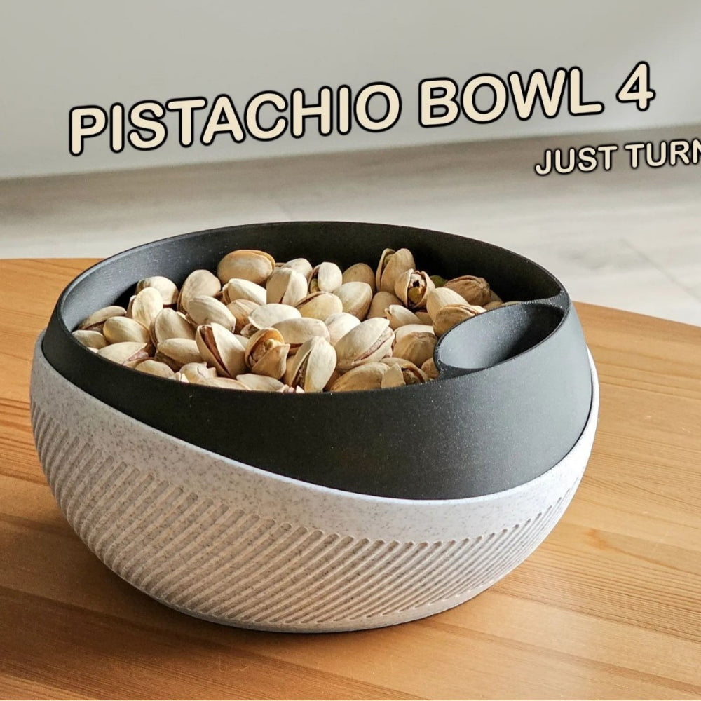 Double Layer Nut Bowl with Shell Holder, Living Room Essential