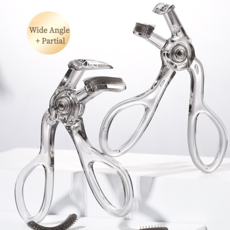Easy-to-use Curling Eyelash Curler, Wide Angle & Partial Design