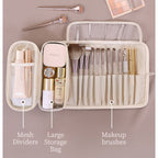 Portable Professional PU Foldable Multifunctional Makeup Brush Storage Bag