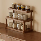 Tabletop Cup Holder Storage Shelf, Ideal for Coffee Nook and Buffet Cabinet