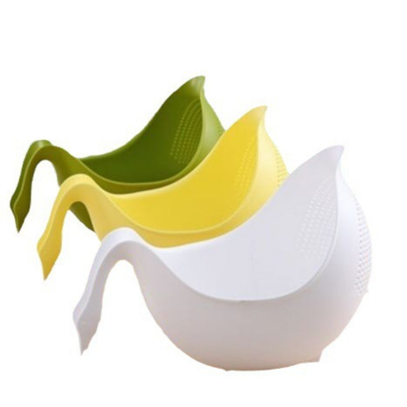 Thickened Multifunctional Rice Washing Drain Basket for Fruits and Vegetables