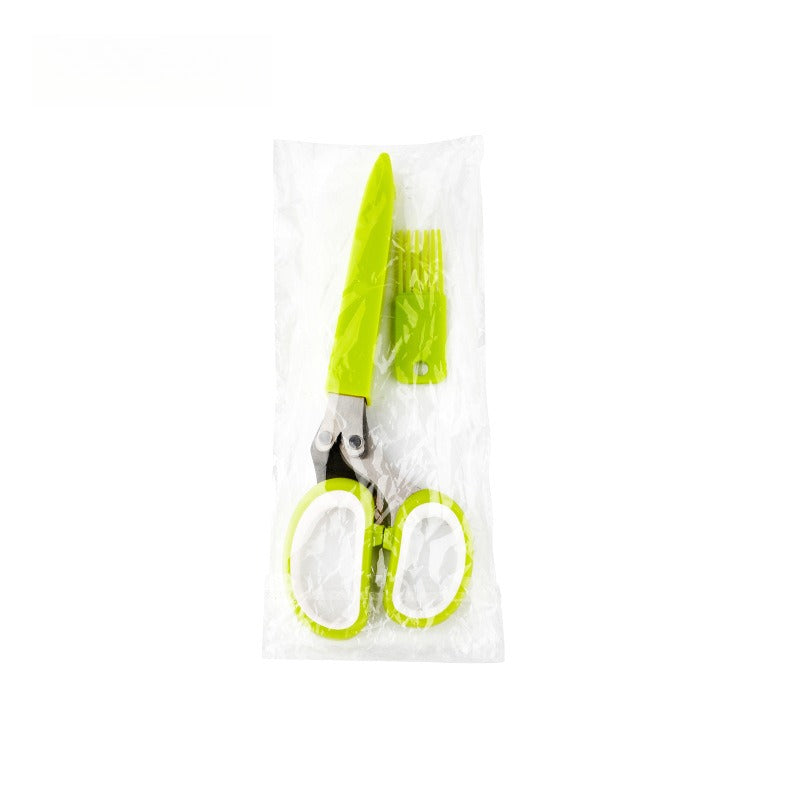 Stainless Steel Multi-Layer Kitchen Scissors for Chopping Chives