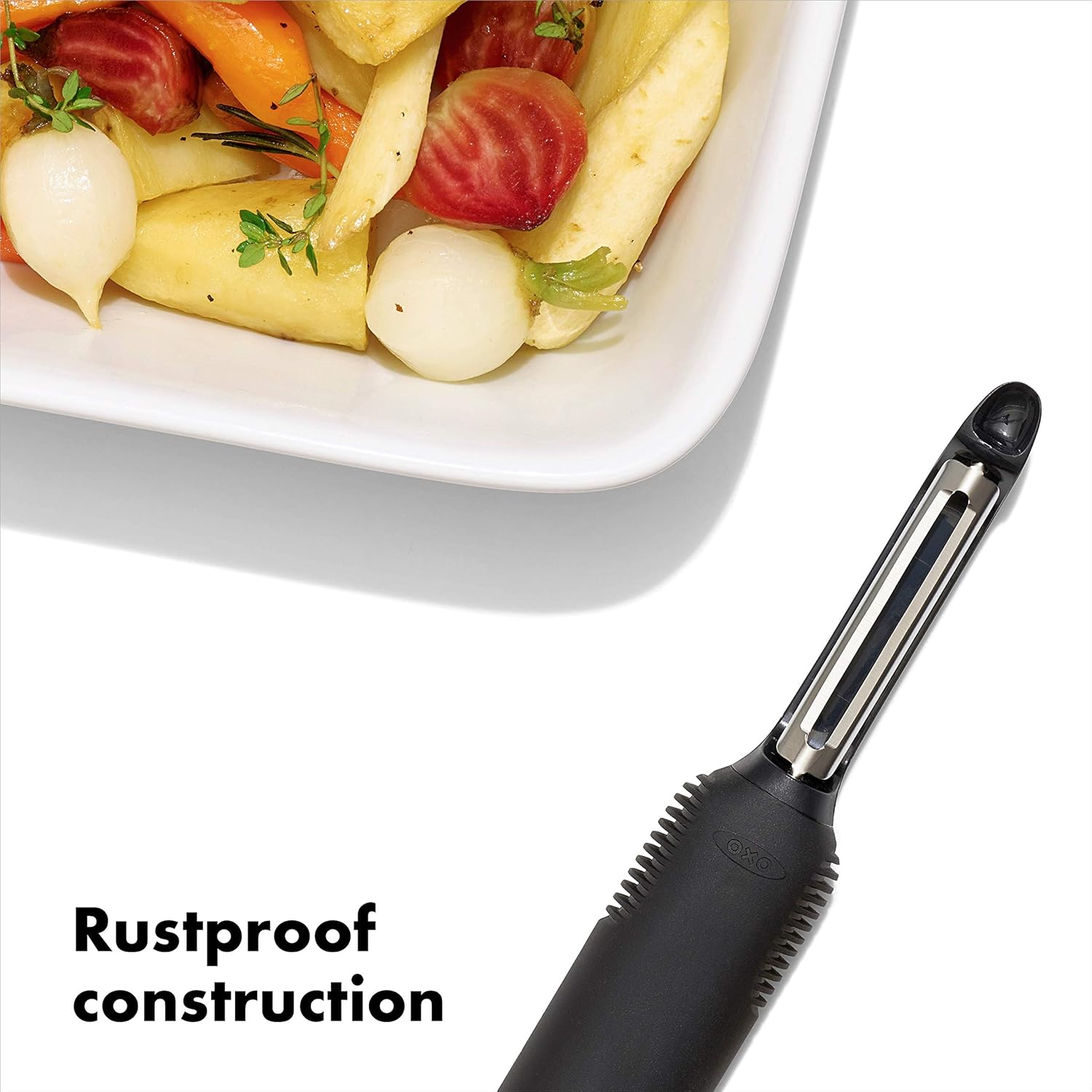 Stainless Steel Straight Blade Peeler, Small Household Kitchen Tool