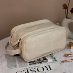 Large Capacity Handheld Travel Cosmetic Bag Multi-Functional Storage Organizer