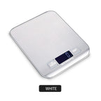 Waterproof Stainless Steel Food Scale, Wear-Resistant Base, One-Touch Tare for Healthy Diet