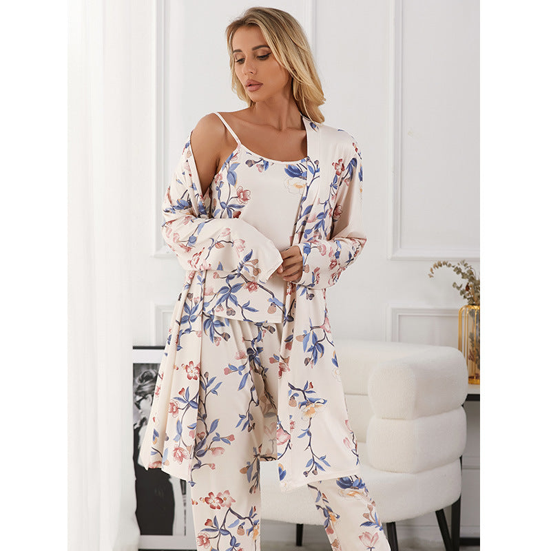Knitted Cotton Pajama Set, Soft Breathable Home Loungewear