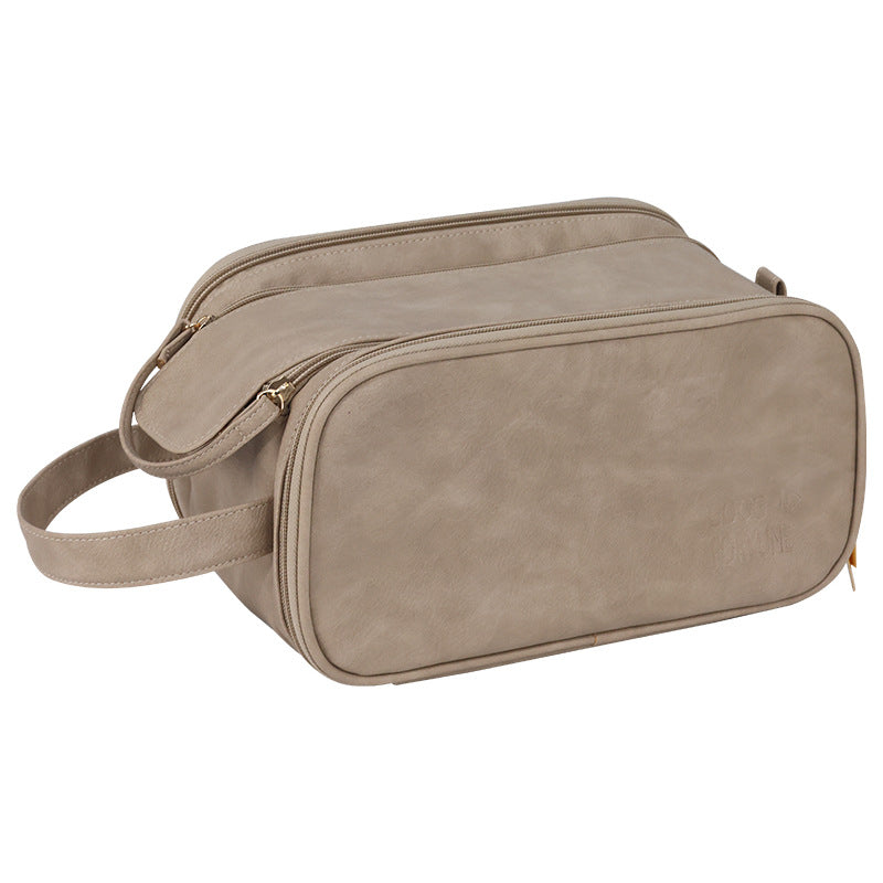 Large Capacity Handheld Travel Cosmetic Bag Multi-Functional Storage Organizer