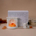 Angel Fireplace Scent Diffuser Ornament, Plaster Aroma Stone Decorative Night Lamp
