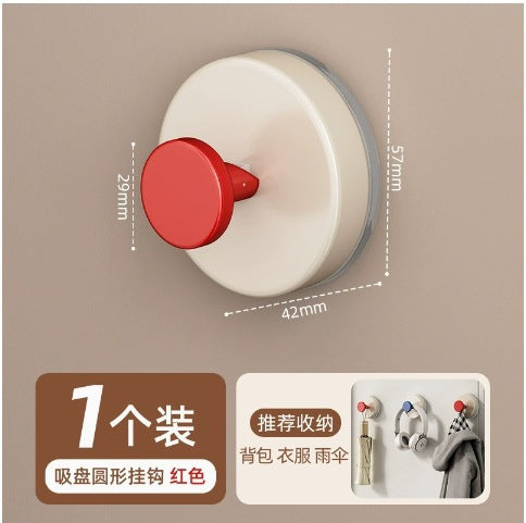 Rotatable Dopamine-style Hooks, Drill-Free Wall Hooks for Kitchen, Bathroom & Entryway