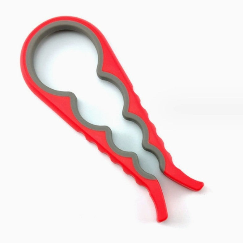 5-in-1 Can Opener, Non-Slip Lid Gripper, Multi-Functional Bottle Opener