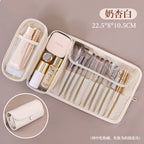 Portable Professional PU Foldable Multifunctional Makeup Brush Storage Bag