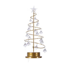 LED Crystal Diamond Christmas Tree Night Light, Bedroom & Bedside Decor Lamp