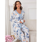 Knitted Cotton Pajama Set, Soft Breathable Home Loungewear
