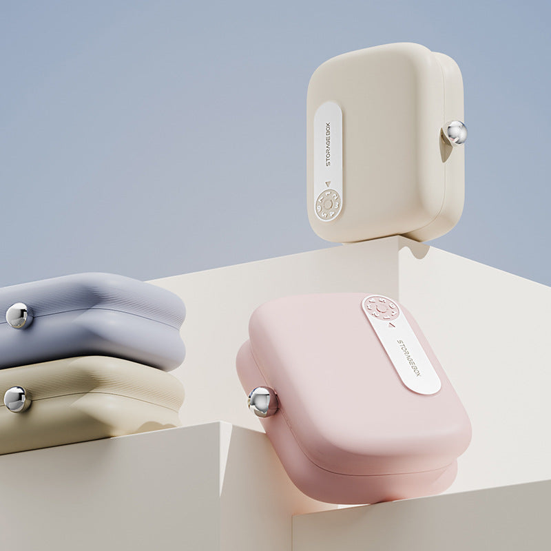 Portable Travel Pill Box for Vitamins & Supplements