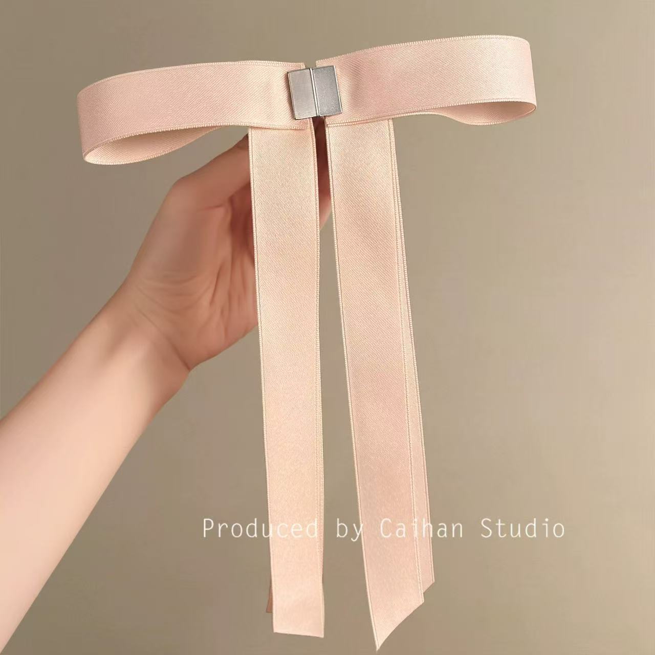 Magnetic Ribbon Bow Hair Clip