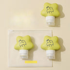 Silicone Press Leak-Proof Cartoon Portable Travel Dispenser Bottles