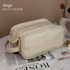 Large Capacity Handheld Travel Cosmetic Bag Multi-Functional Storage Organizer