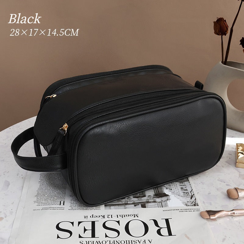 Large Capacity Handheld Travel Cosmetic Bag Multi-Functional Storage Organizer