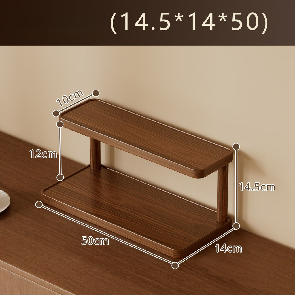 Tabletop Cup Holder Storage Shelf, Ideal for Coffee Nook and Buffet Cabinet