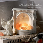 Angel Fireplace Scent Diffuser Ornament, Plaster Aroma Stone Decorative Night Lamp
