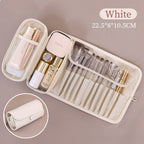 Portable Professional PU Foldable Multifunctional Makeup Brush Storage Bag