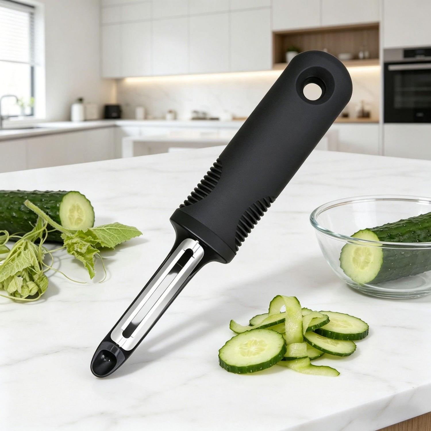 Stainless Steel Straight Blade Peeler, Small Household Kitchen Tool