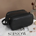Large Capacity Handheld Travel Cosmetic Bag Multi-Functional Storage Organizer