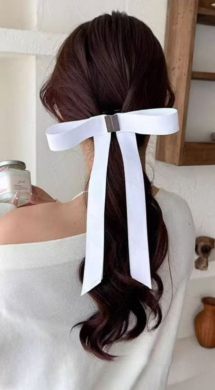 Magnetic Ribbon Bow Hair Clip