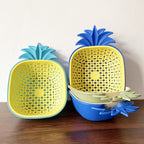 Double-Layer Colander, Creative Vegetable & Fruit Washing Basket