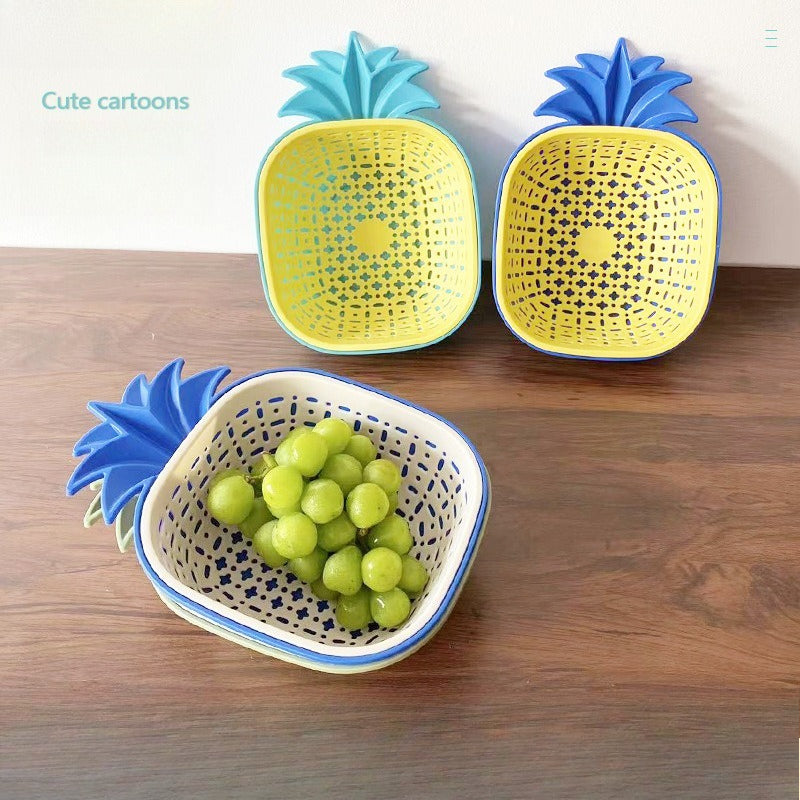 Double-Layer Colander, Creative Vegetable & Fruit Washing Basket